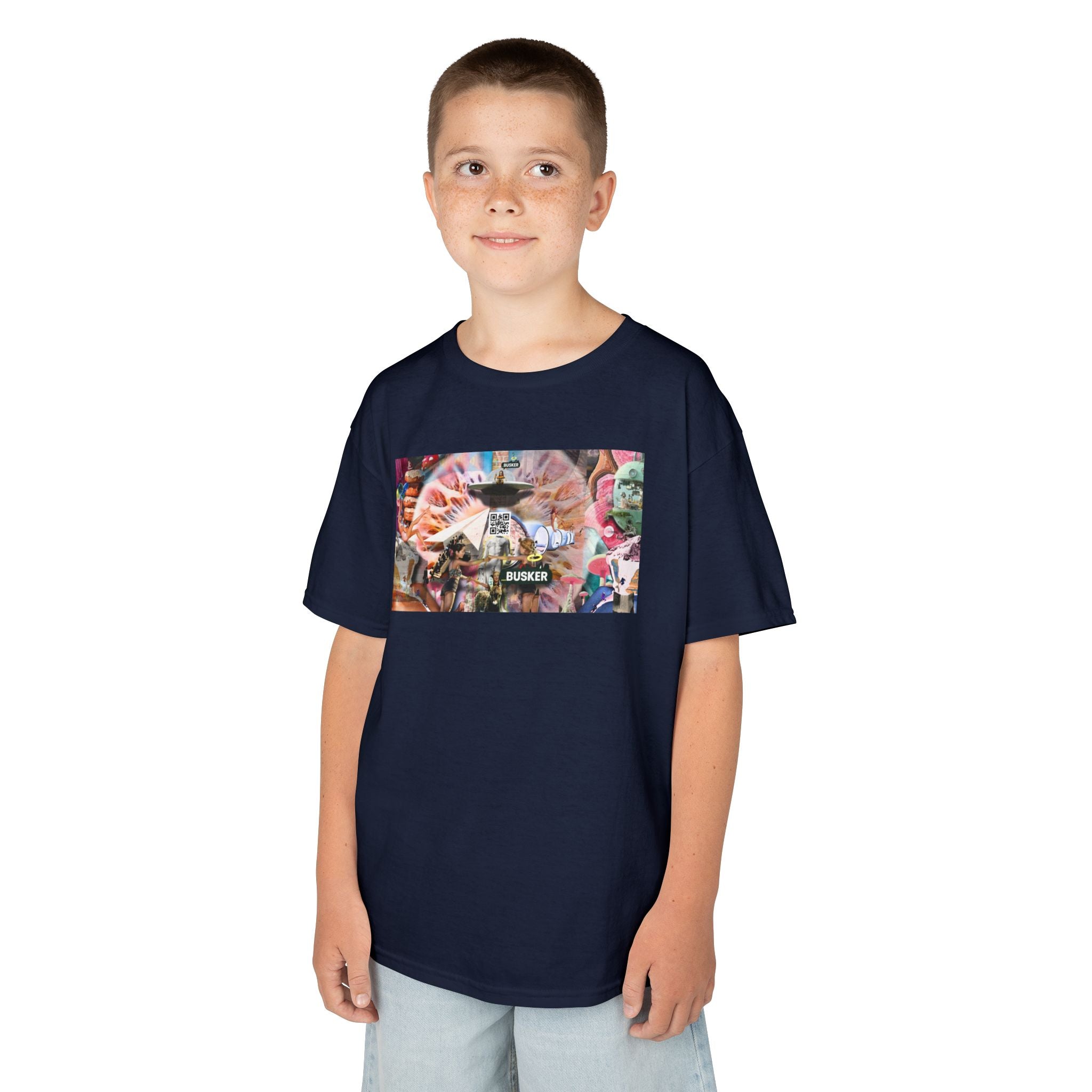 Colorful Kids Graphic Tee - Fun & Stylish Wear for Young Explorers