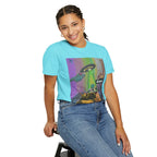 Psychedelic Busker T-Shirt, Unisex Graphic Tee, Music Lover Gift, Festival Wear, Casual Streetwear, Colorful Arttee