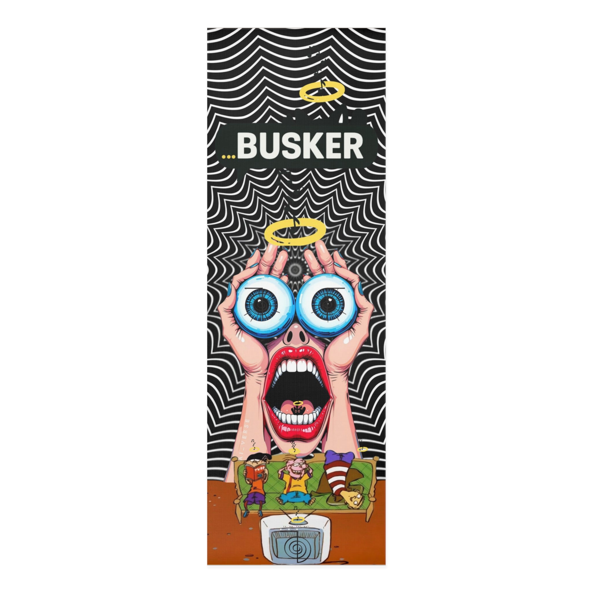 Bright Yellow Foam Yoga Mat, Ideal for Home Workouts and Yoga Classes, Perfect Gift for Yogis, Fitness Lovers, and Athletes