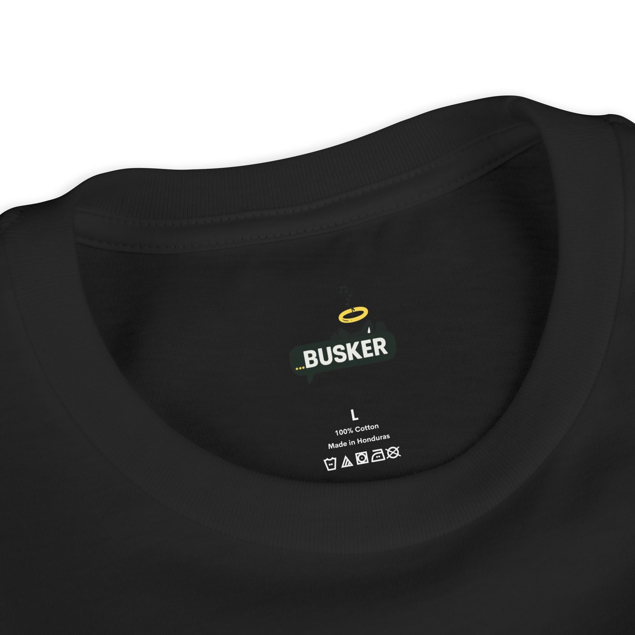 Youth Graphic Tee with Fun 'Busker' Design, Cool Summer Shirt, Gifts for Kids, Festival Attire, Trendy Youthwear