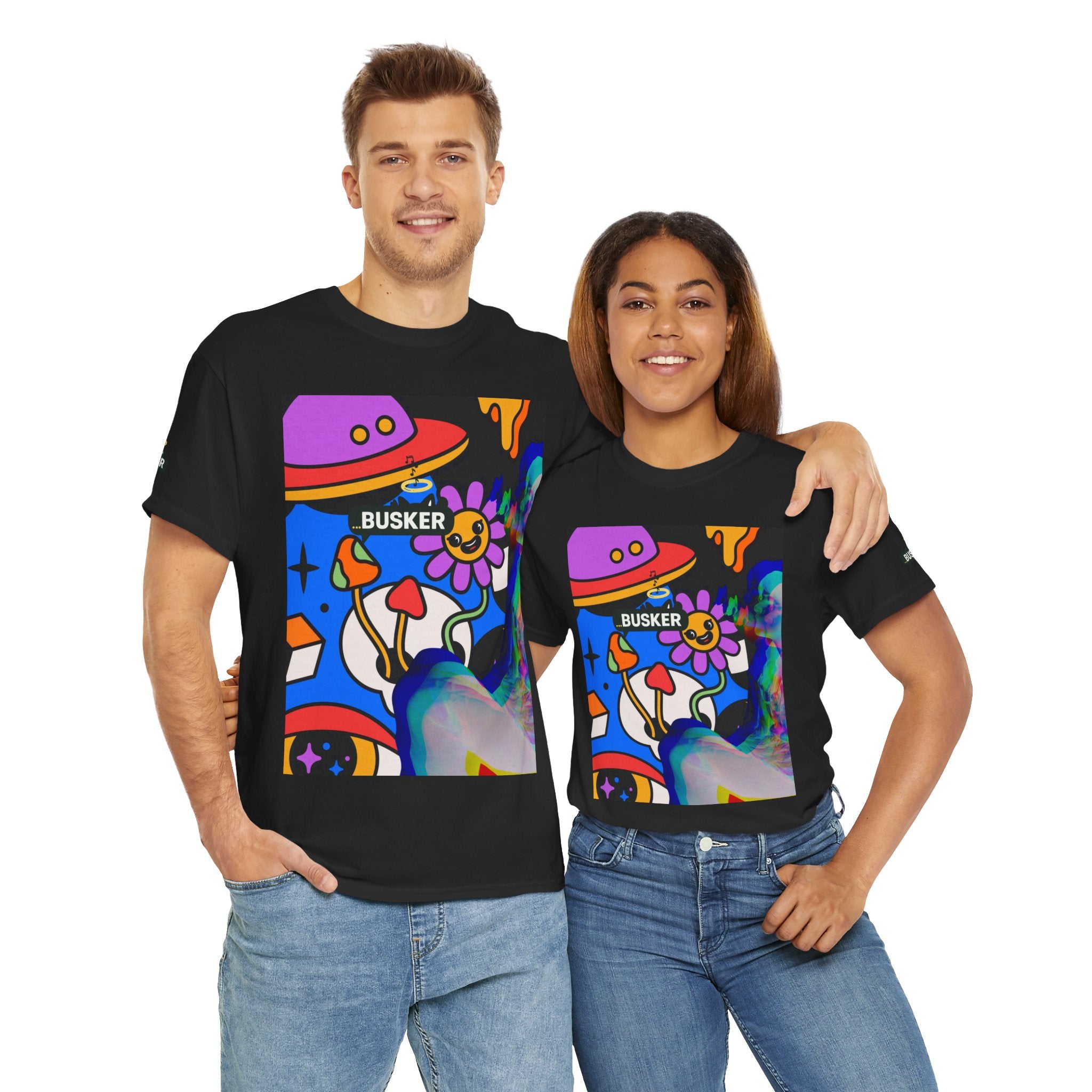 Colorful Graphic Unisex Tee, Artsy Shirt for Creative Souls, Perfect for Festivals, Unique Gift for Art Lovers, Summer Vibes, Casual Wear