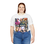Busker Vibe Unisex Tee - Music & Art Collage Design