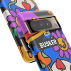 Colorful Phone Case, Cute Phone Accessories, Gift for Music Lovers, Fun Tech Gear, Unique Floral Design Case