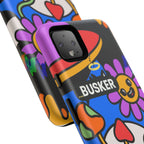 Colorful Phone Case, Cute Phone Accessories, Gift for Music Lovers, Fun Tech Gear, Unique Floral Design Case