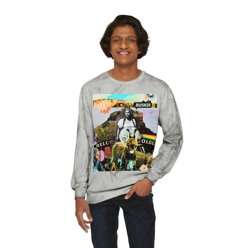 Color Blast Crewneck Sweatshirt - Vibrant Artistic Design for Creative Souls