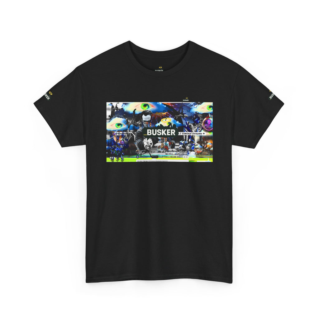 Busker Graphic Tee — Vintage Street Music Poster T‑Shirt