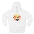 Cozy Three-Panel Fleece Hoodie | Sunset Design | Perfect for Fall, Festivals, Gifting, Casual Wear, Outdoor Adventures