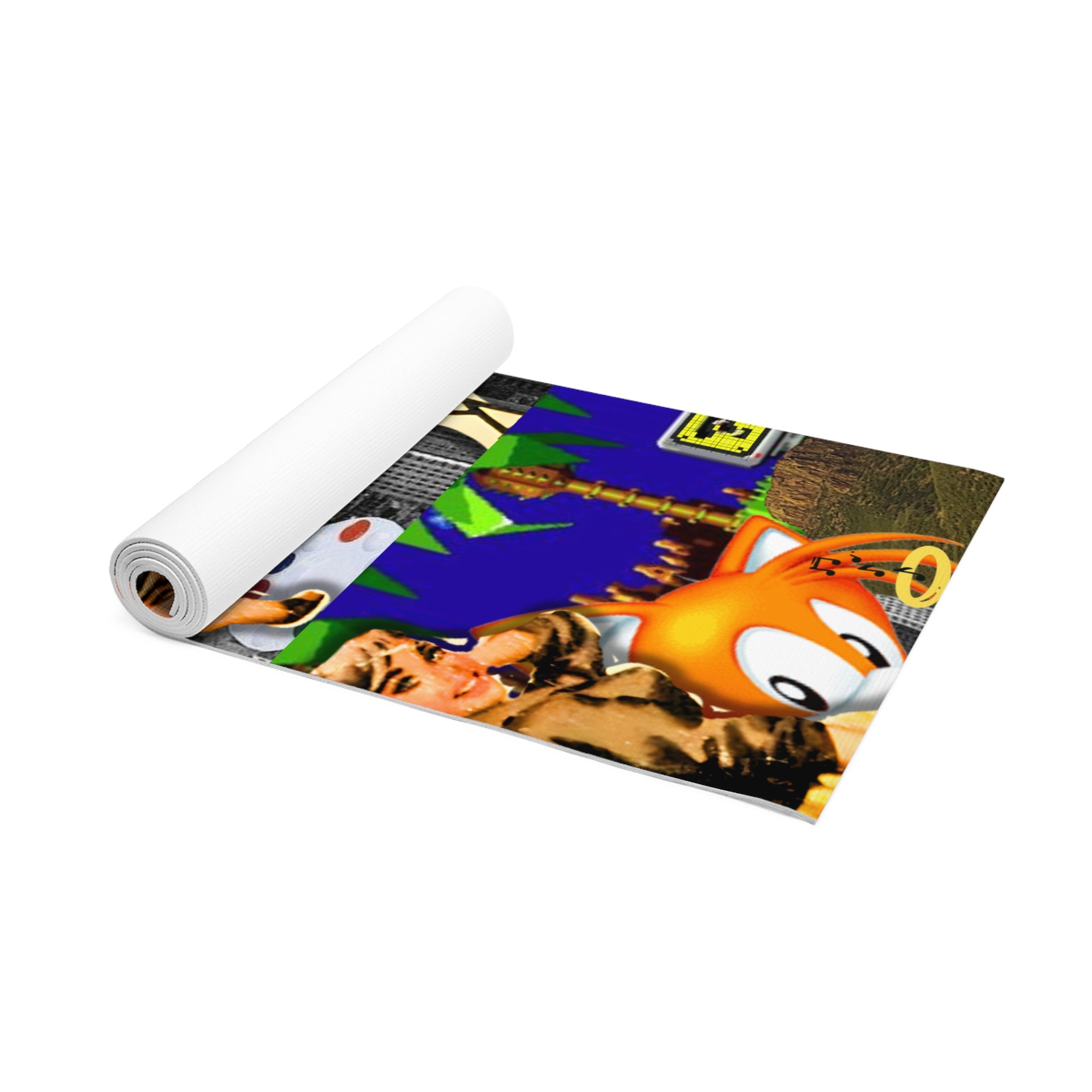 Vibrant Art Foam Yoga Mat - Unique Design for Stylish Workouts