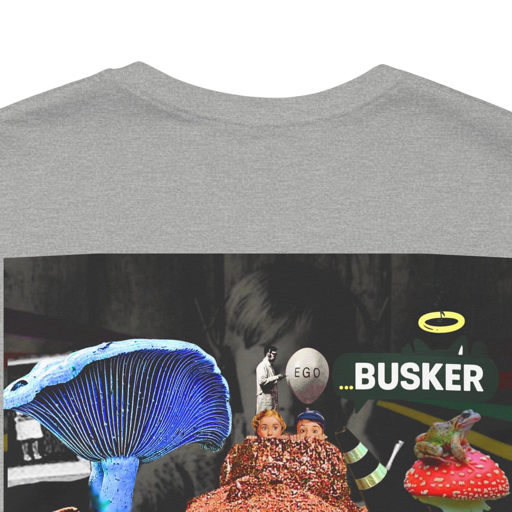 Creative Unisex Graphic Tee - 'I Don't Think' Busker Design