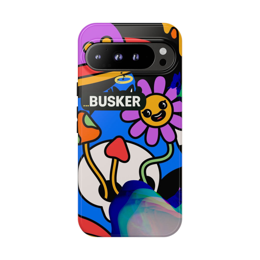 Colorful Phone Case, Cute Phone Accessories, Gift for Music Lovers, Fun Tech Gear, Unique Floral Design Case