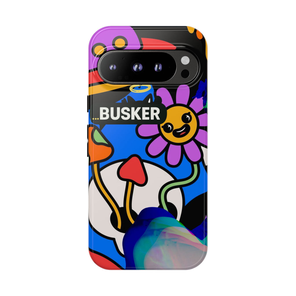 Colorful Phone Case, Cute Phone Accessories, Gift for Music Lovers, Fun Tech Gear, Unique Floral Design Case