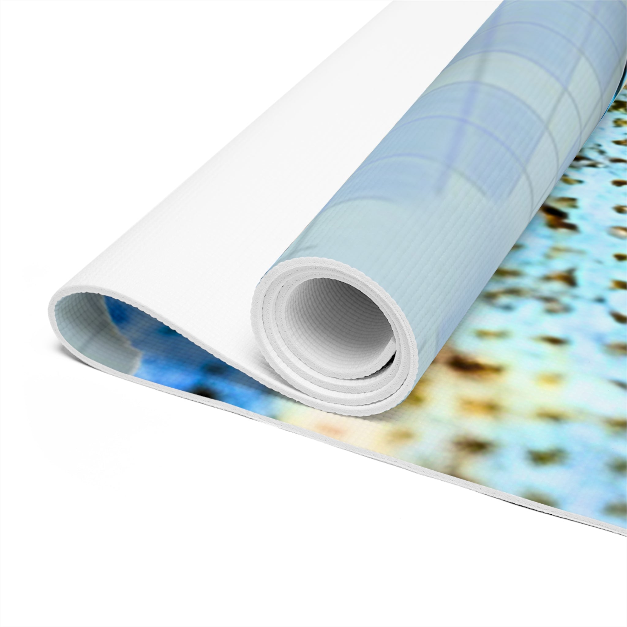 Artistic Foam Yoga Mat with Busker Design