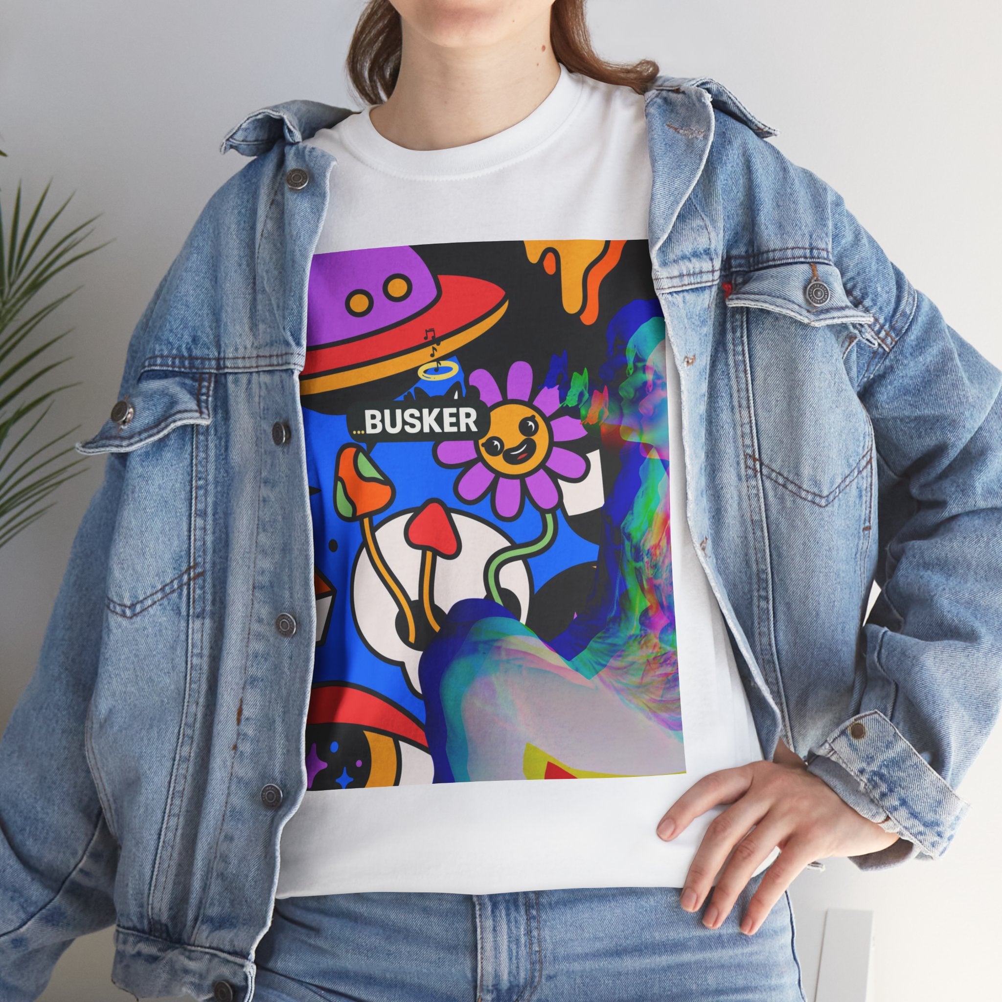 Colorful Graphic Unisex Tee, Artsy Shirt for Creative Souls, Perfect for Festivals, Unique Gift for Art Lovers, Summer Vibes, Casual Wear