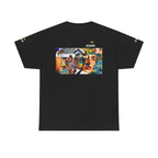 Artistic Unisex Heavy Cotton Tee - Vibrant Busker Design