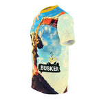 Unique Graphic Tee, Fun AOP T-Shirt, Youthful Streetwear, Urban Casual Wear, Perfect for Festivals, Summer Vibe Shirt