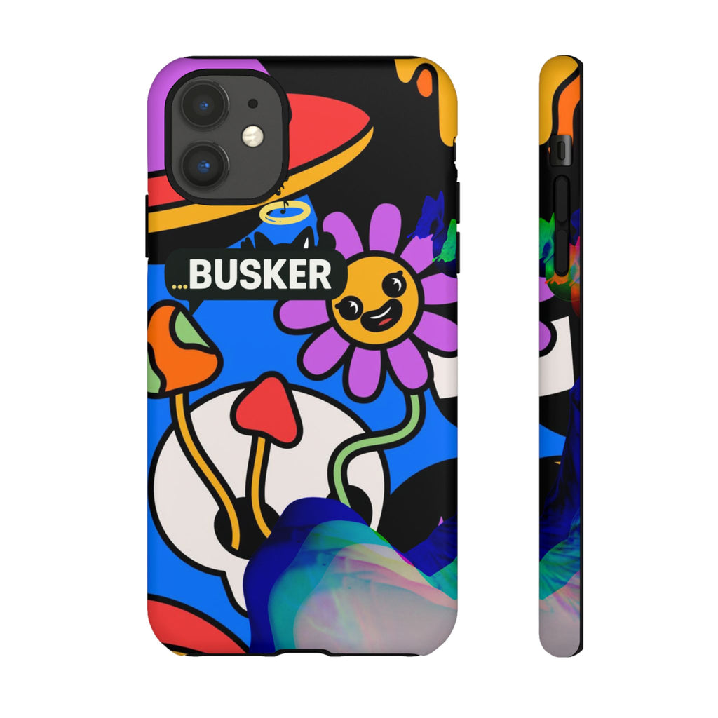 Colorful Phone Case, Cute Phone Accessories, Gift for Music Lovers, Fun Tech Gear, Unique Floral Design Case