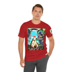 Street Art Busker Tee - Unisex Graphic Short Sleeve Shirt