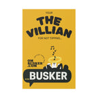 Custom Busker Plastic Yard Sign - Fun Event Signage, Outdoor Decoration, Gift for Street Performers, Yard Sign for Festivals, Humor Sign