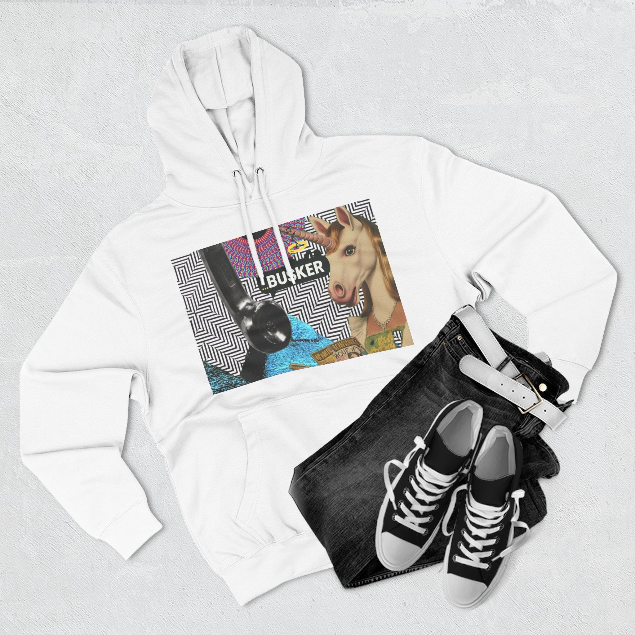 Whimsical Art Hoodie, Funny Graphic Sweatshirt, Unique Animal Designs, Cozy Gift for Kids & Teens, Perfect for Festivals & Casual Wear