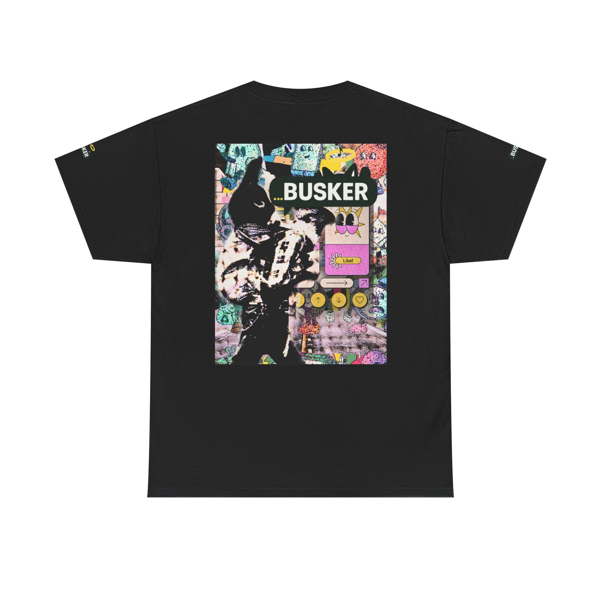 Grunge Art Busker Unisex Heavy Cotton Tee