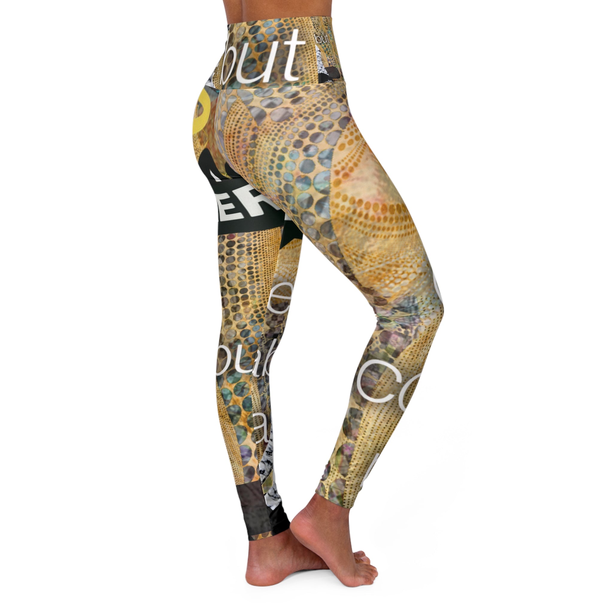 High Waisted Yoga Leggings (AOP)