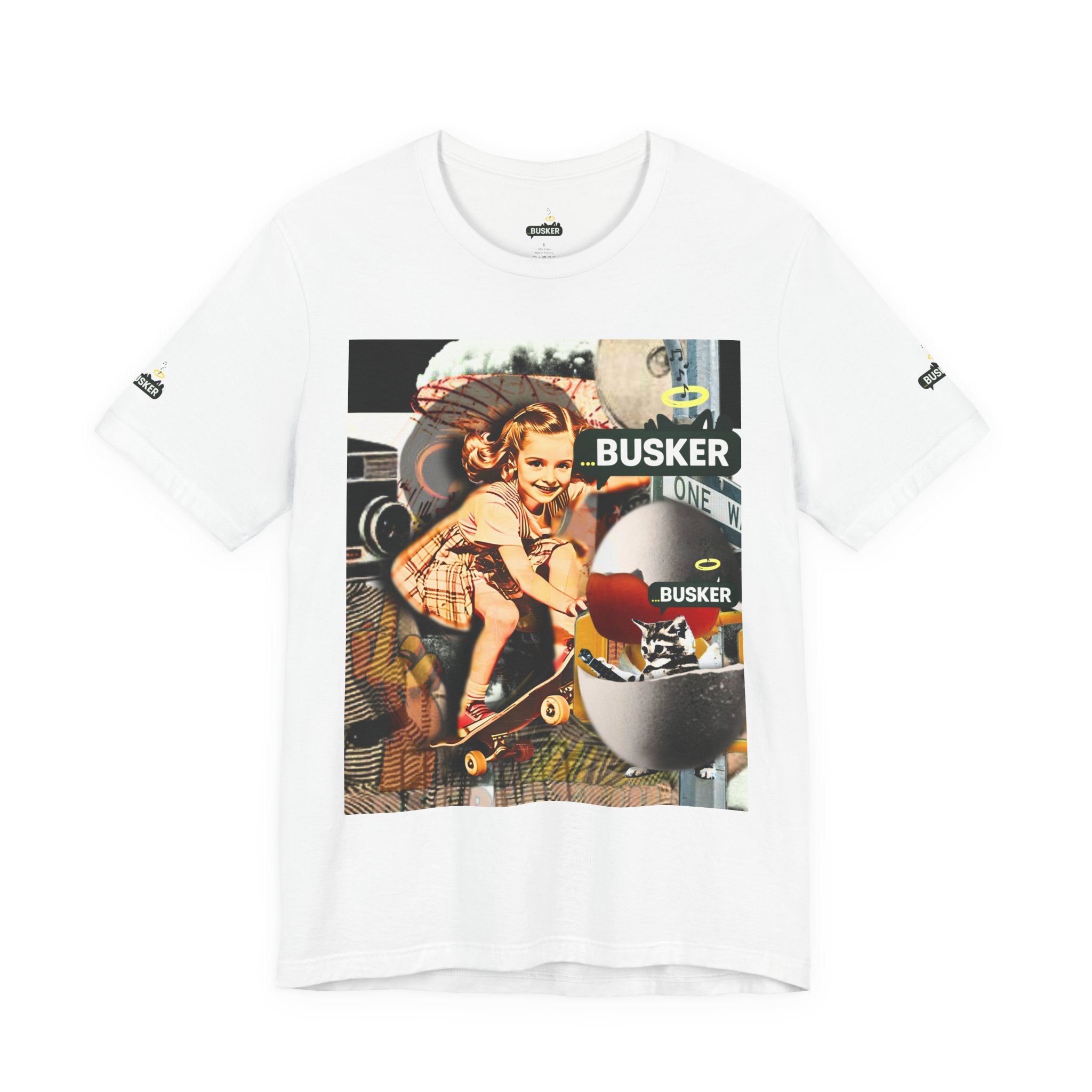 Vintage Skateboarding Graphic Tee - Streetwear for Creative Souls
