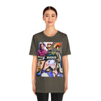 Busker Vibe Unisex Tee - Music & Art Collage Design