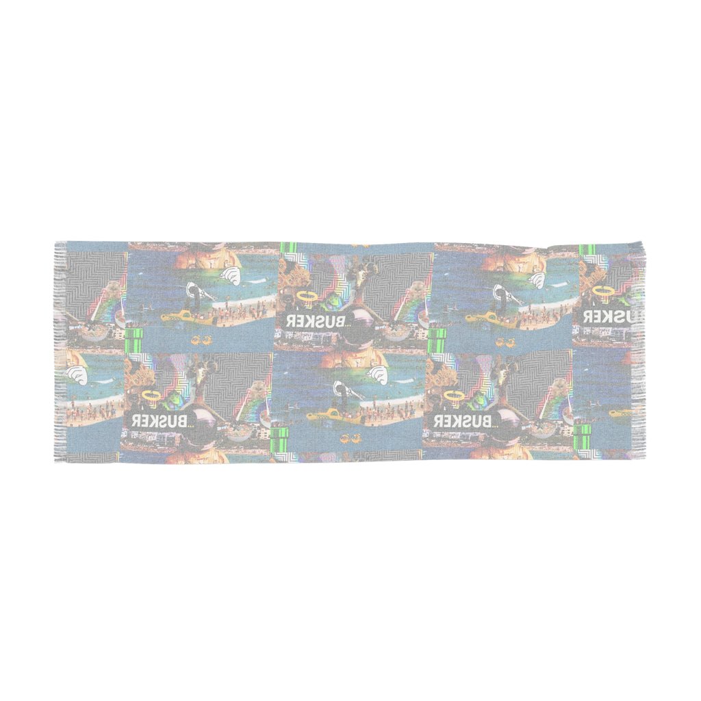 Colorful Busker Pattern Light Scarf