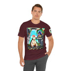 Street Art Busker Tee - Unisex Graphic Short Sleeve Shirt