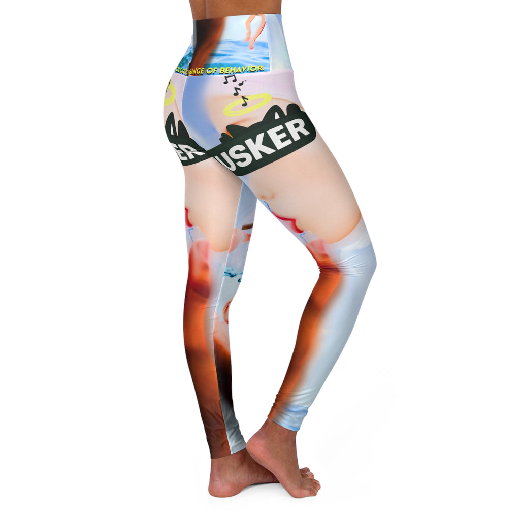 High Waisted Yoga Leggings (AOP)