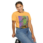 Psychedelic Busker T-Shirt, Unisex Graphic Tee, Music Lover Gift, Festival Wear, Casual Streetwear, Colorful Arttee