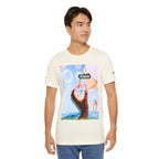 Busker Vibe Unisex Jersey Tee – Colorful Artistic Design for Summer Fun