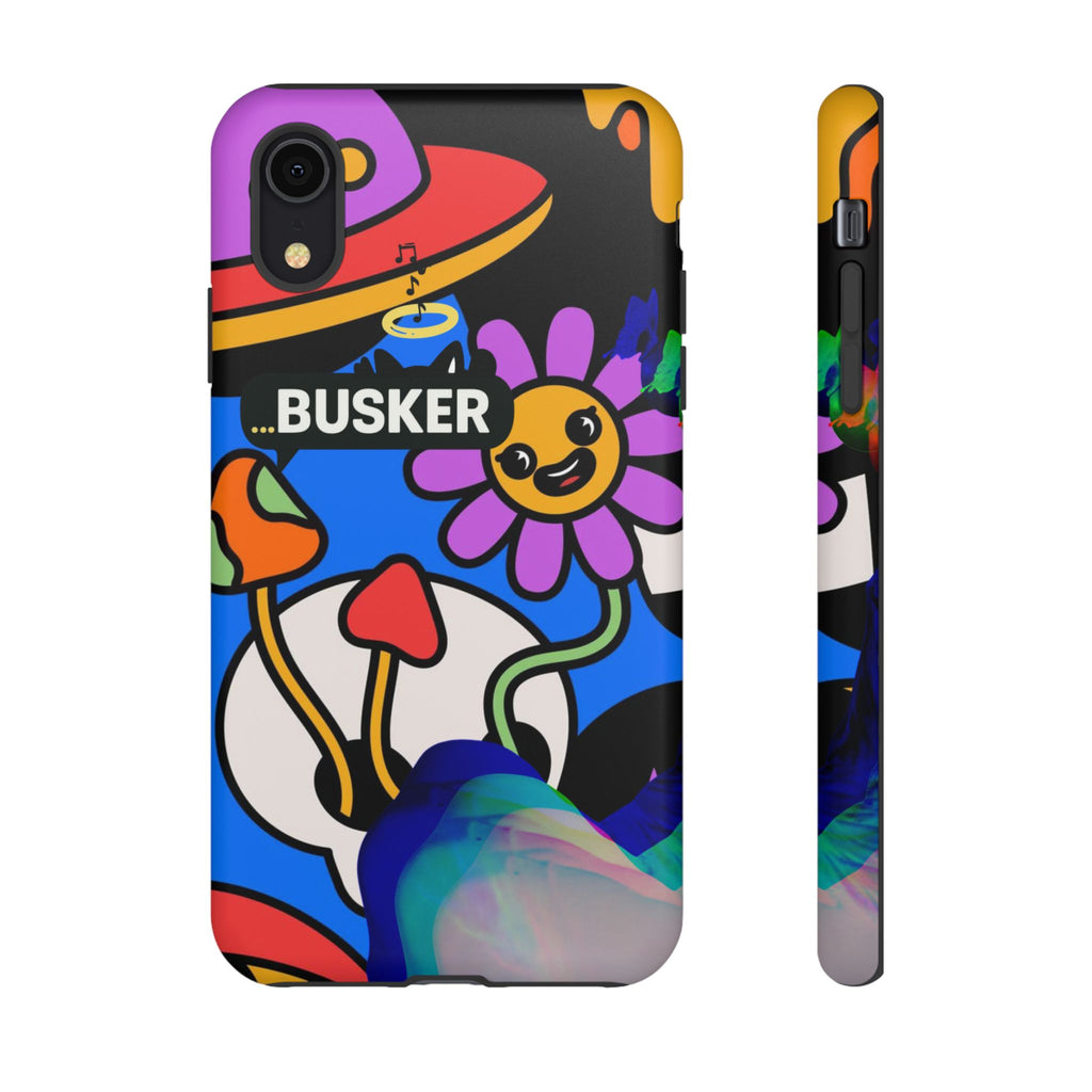 Colorful Phone Case, Cute Phone Accessories, Gift for Music Lovers, Fun Tech Gear, Unique Floral Design Case