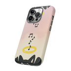 Cute Animal Phone Case, Tough Phone Cover for Pet Lovers, Gifts for Birthdays, Holidays, Music Lovers, Fun Tech Accessories