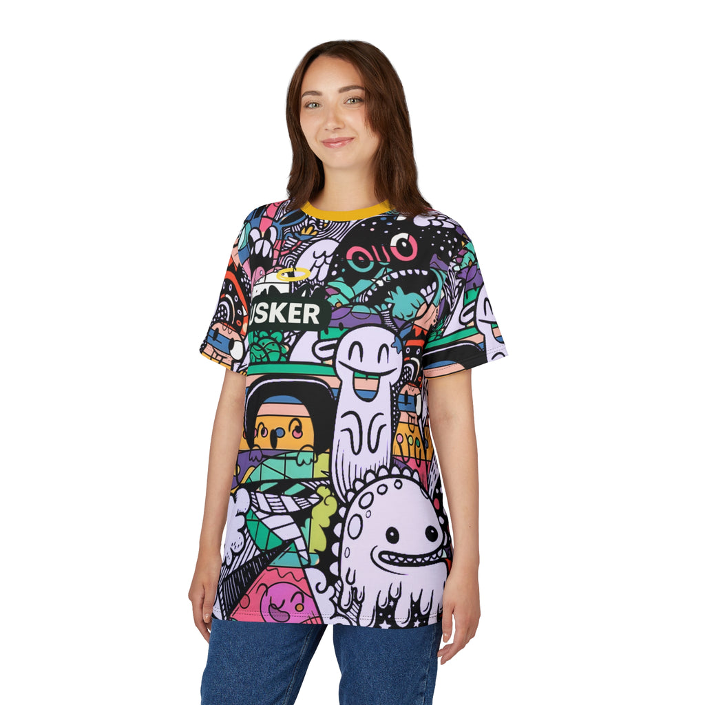 Whimsical Graphic Tee - Fun Unisex Cut & Sew T-Shirt with Colorful Design | Festival Wear, Casual Shirt, Gift Idea, Streetwear, Unique [...]
