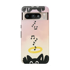 Cute Animal Phone Case, Tough Phone Cover for Pet Lovers, Gifts for Birthdays, Holidays, Music Lovers, Fun Tech Accessories