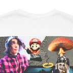 Busker Vibe Unisex Tee - Music & Art Collage Design