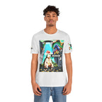 Street Art Busker Tee - Unisex Graphic Short Sleeve Shirt