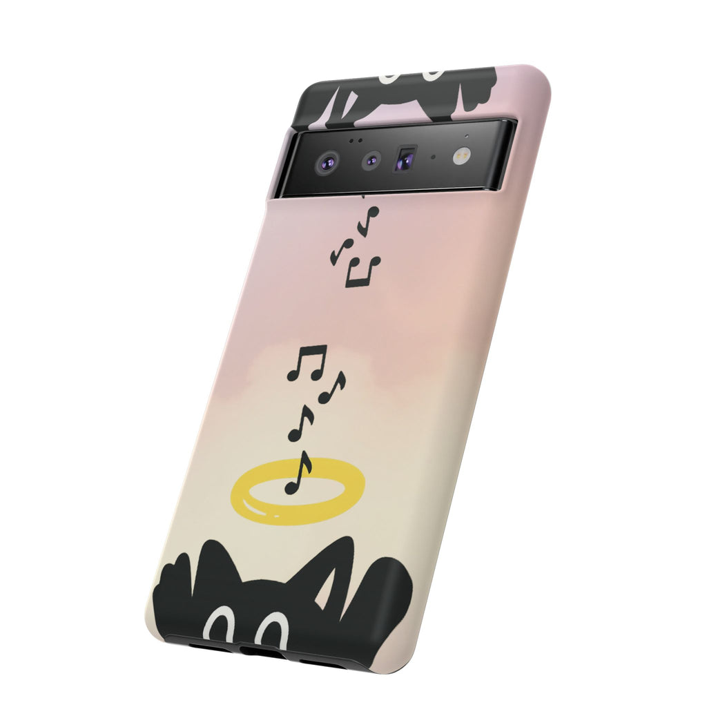 Cute Animal Phone Case, Tough Phone Cover for Pet Lovers, Gifts for Birthdays, Holidays, Music Lovers, Fun Tech Accessories