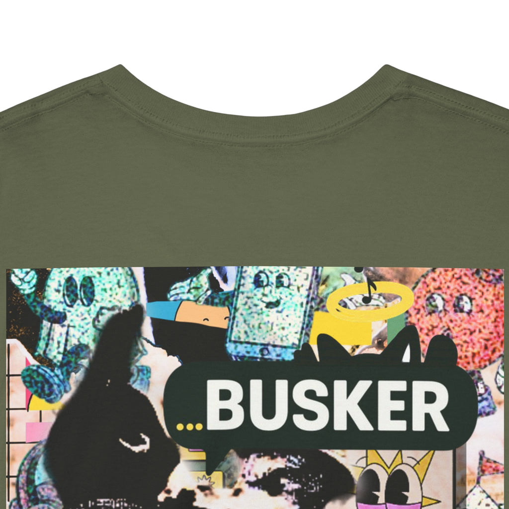 Grunge Art Busker Unisex Heavy Cotton Tee