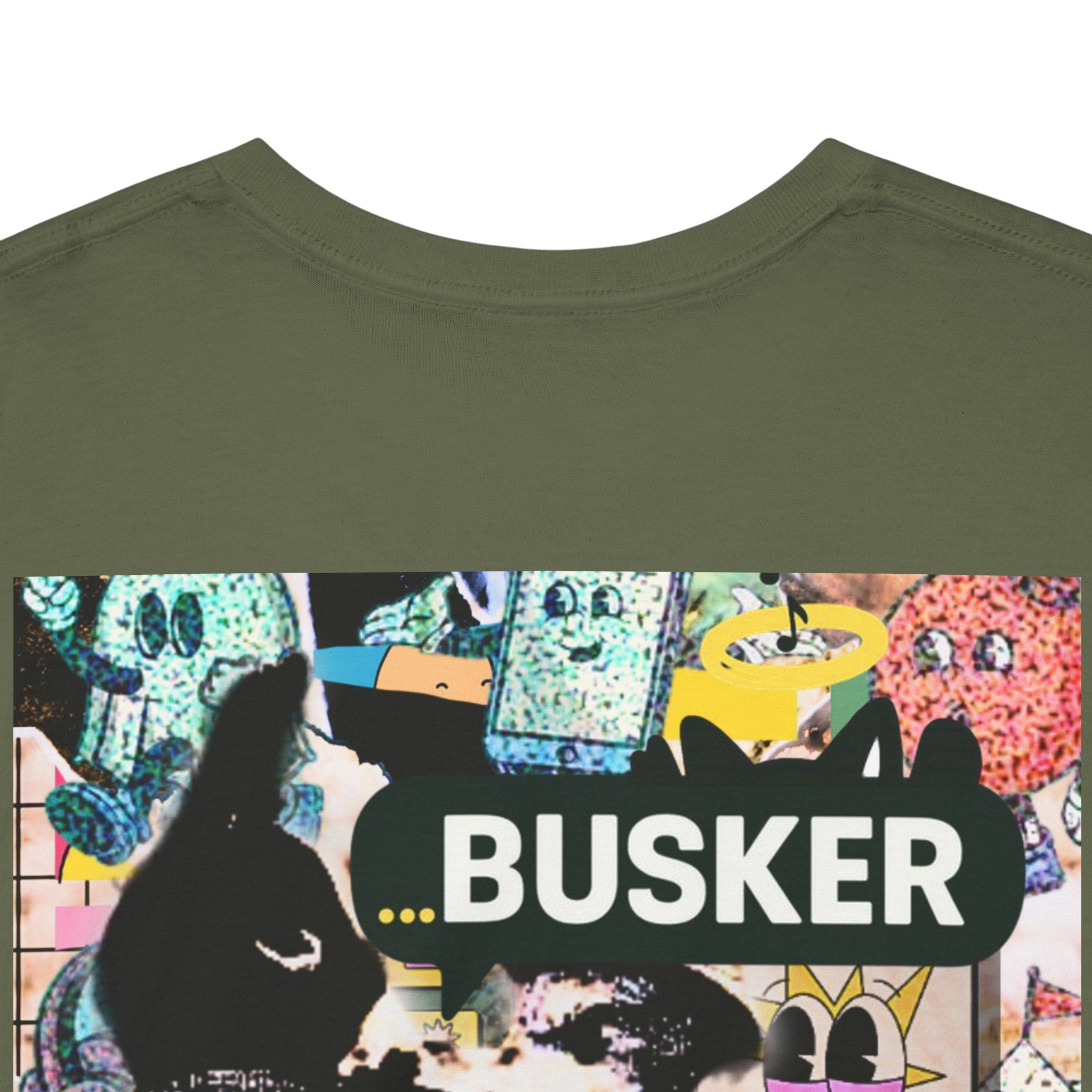 Grunge Art Busker Unisex Heavy Cotton Tee
