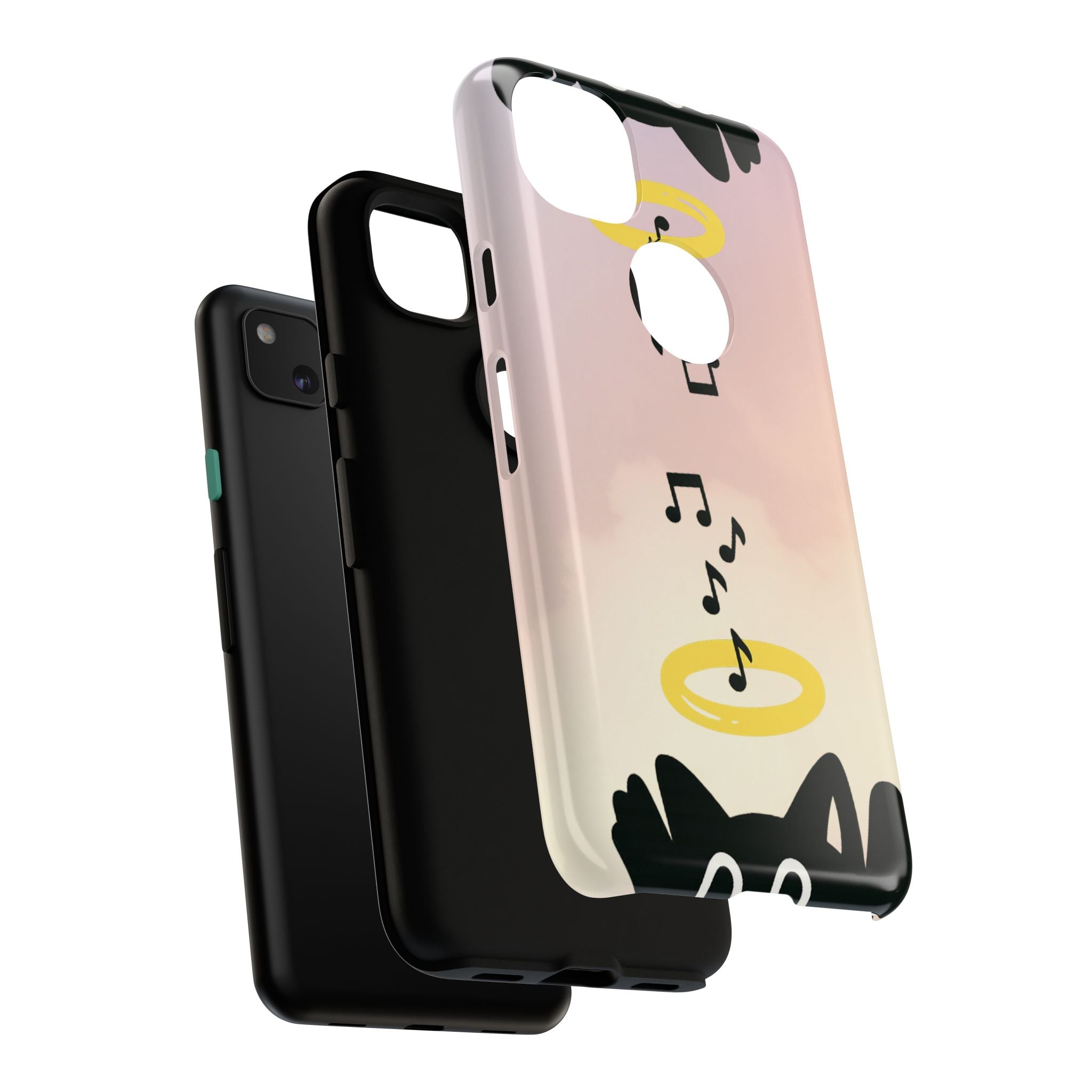 Cute Animal Phone Case, Tough Phone Cover for Pet Lovers, Gifts for Birthdays, Holidays, Music Lovers, Fun Tech Accessories