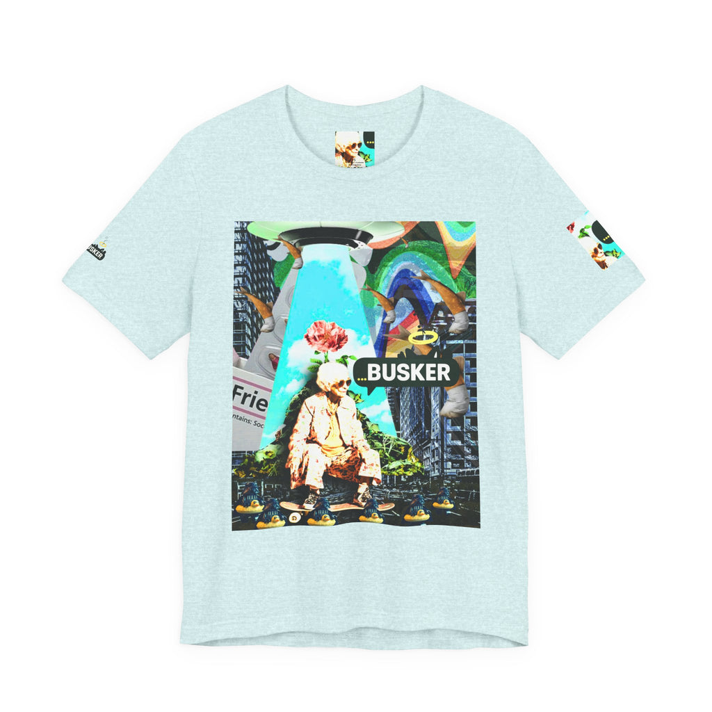 Street Art Busker Tee - Unisex Graphic Short Sleeve Shirt