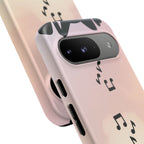 Cute Animal Phone Case, Tough Phone Cover for Pet Lovers, Gifts for Birthdays, Holidays, Music Lovers, Fun Tech Accessories