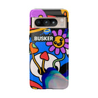 Colorful Phone Case, Cute Phone Accessories, Gift for Music Lovers, Fun Tech Gear, Unique Floral Design Case
