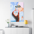 Artistic Matte Canvas Print - Dreamy Busker Vibes
