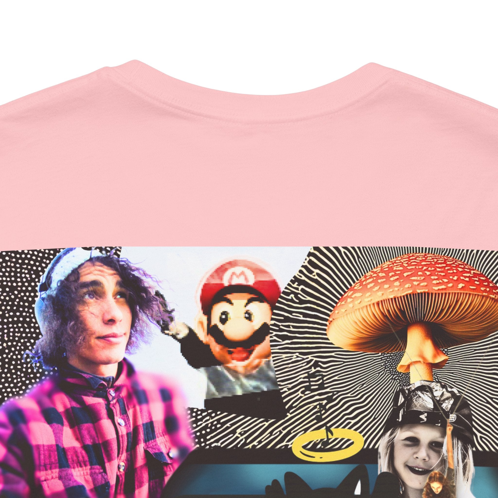 Busker Vibe Unisex Tee - Music & Art Collage Design