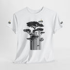 Nature-Inspired Unisex Heavy Cotton Tee, Eco-Friendly Tee, Graphic T-Shirt, Outdoor Lover Gift, Casual Wear, Tree Art Shirt