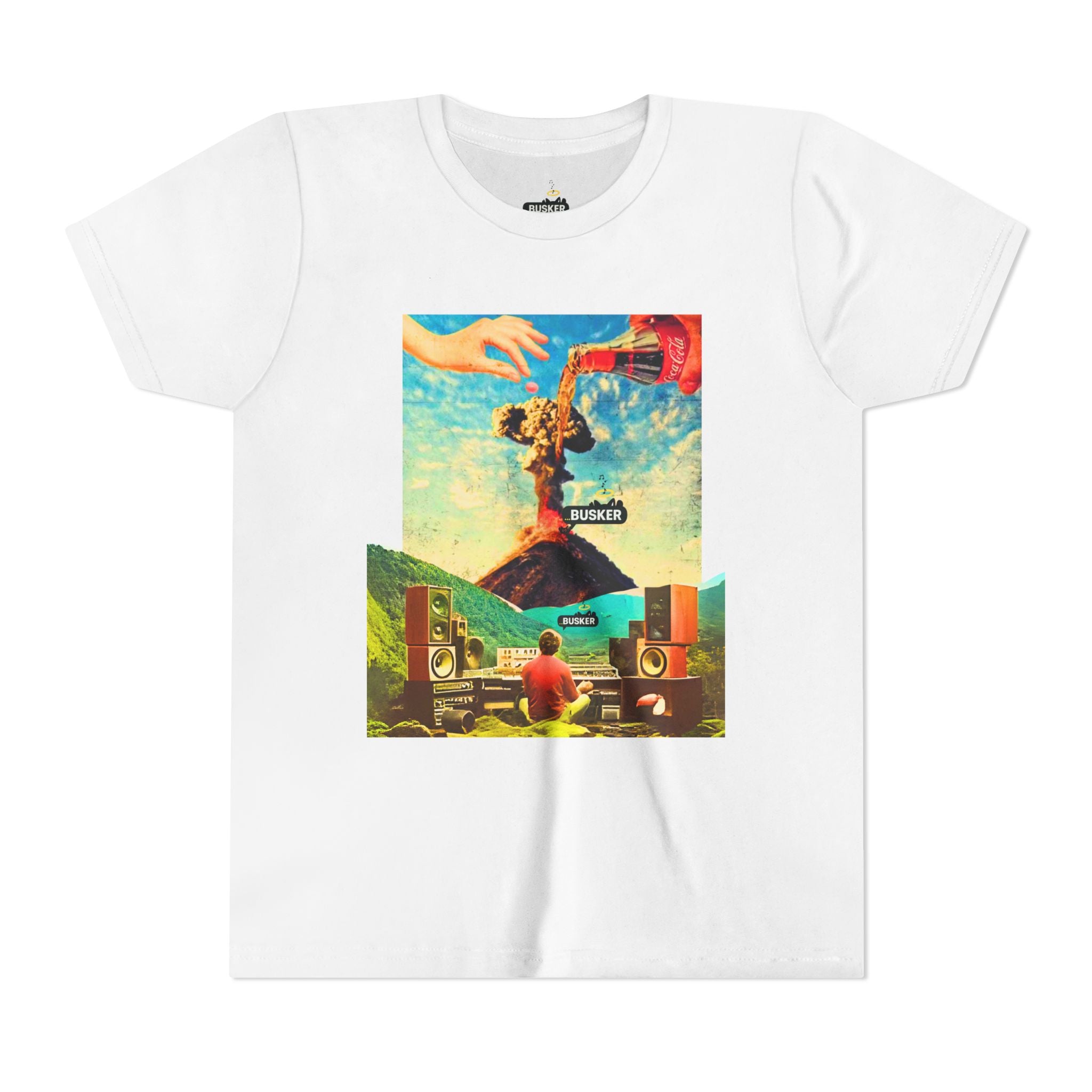 Cool Graphic Youth T-Shirt, Retro Aesthetic Tee, Summer Vibes Tee, Perfect for Music Lovers, Fun Gift for Teens, Everyday Casual Wear