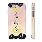 Cute Animal Phone Case, Tough Phone Cover for Pet Lovers, Gifts for Birthdays, Holidays, Music Lovers, Fun Tech Accessories